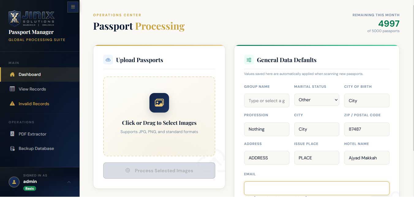 Automated Passport Processing